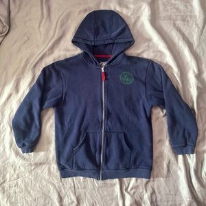 Steve and barry’s blue zip up jacket hoodie size XL